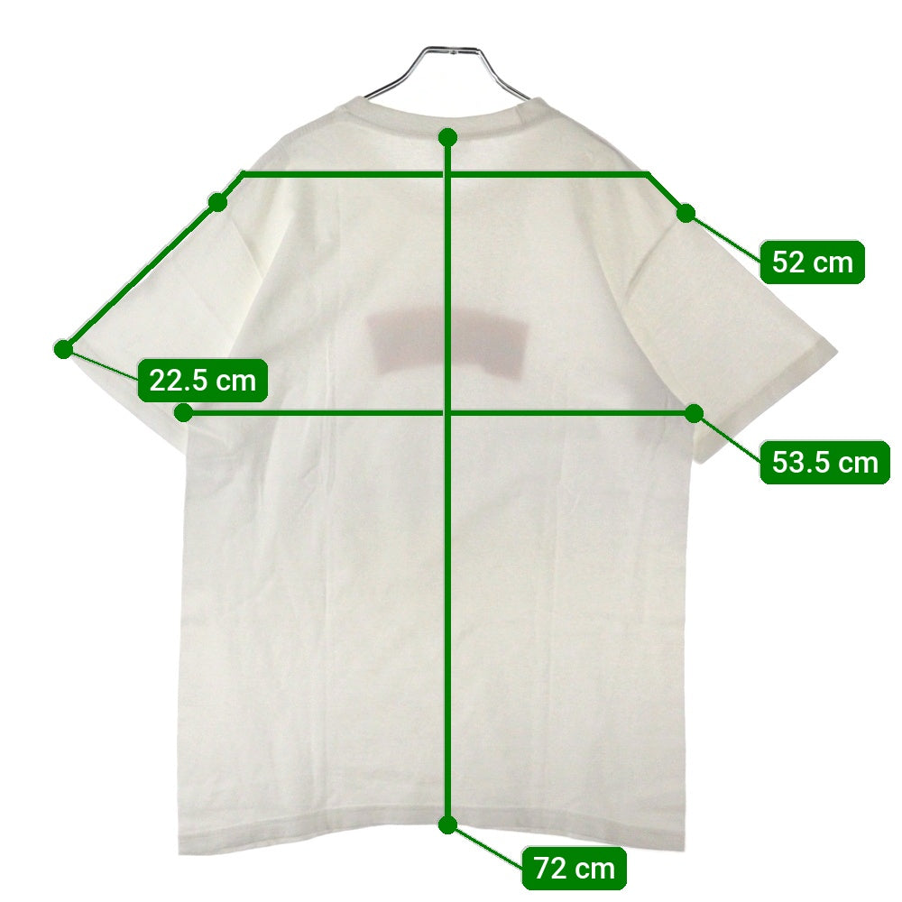 SUPREME(シュプリーム) 17SS×COMME des GARCONS BOX Logo Tee コムデギャルソンシャツ ボックスロゴ クルーネック半袖Tシャツ カットソー ホワイト/レッド