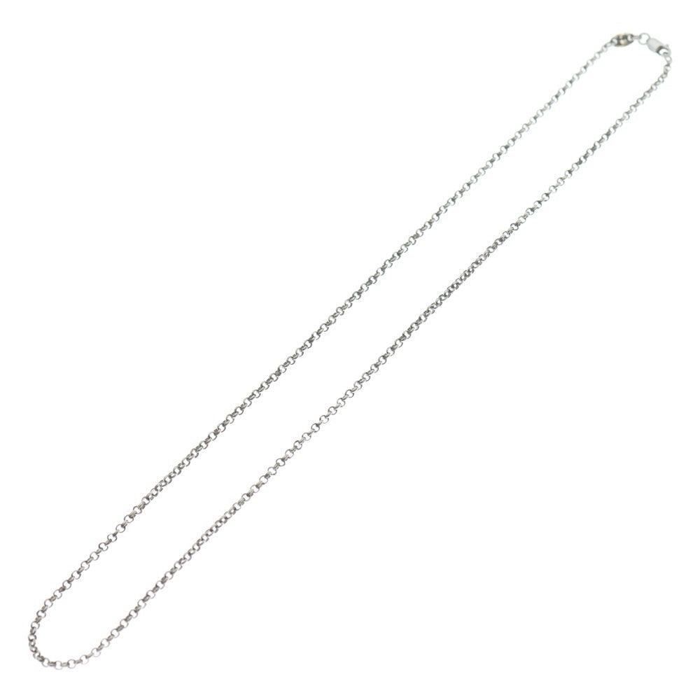 CHROME HEARTS(クロムハーツ) NECKCHAIN R18 ロールチェーンネックレス 18inch シルバー BCA083