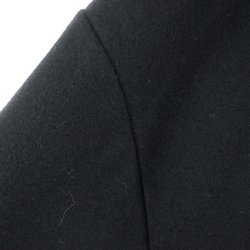 CULLNI(クルニ) Compressed Melton Coat ウール混 メルトンロングコート 23-AW-019 ブラック