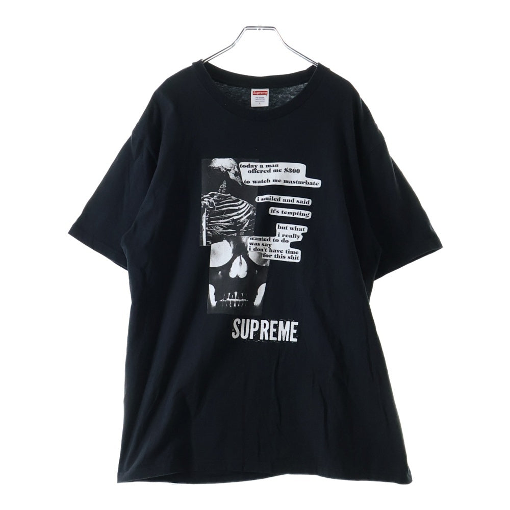 SUPREME(シュプリーム) 25SS Anatomy Tee フロントプリント クルーネック半袖Tシャツ ブラック