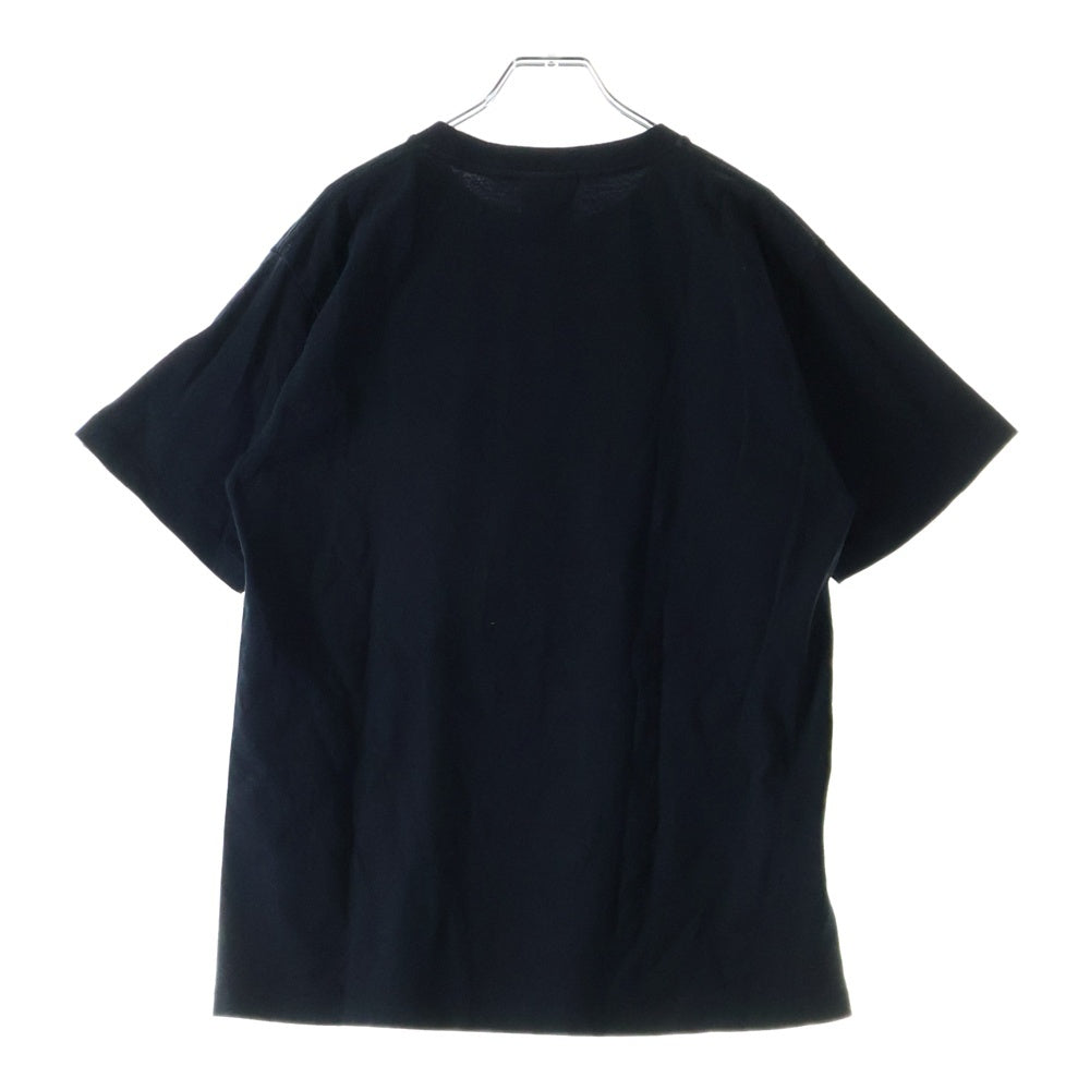 A BATHING APE(アベイシングエイプ) Colors College Tee カラーカレッジプリント クルーネック半袖Tシャツ 0ZXTEM110014M ブラック