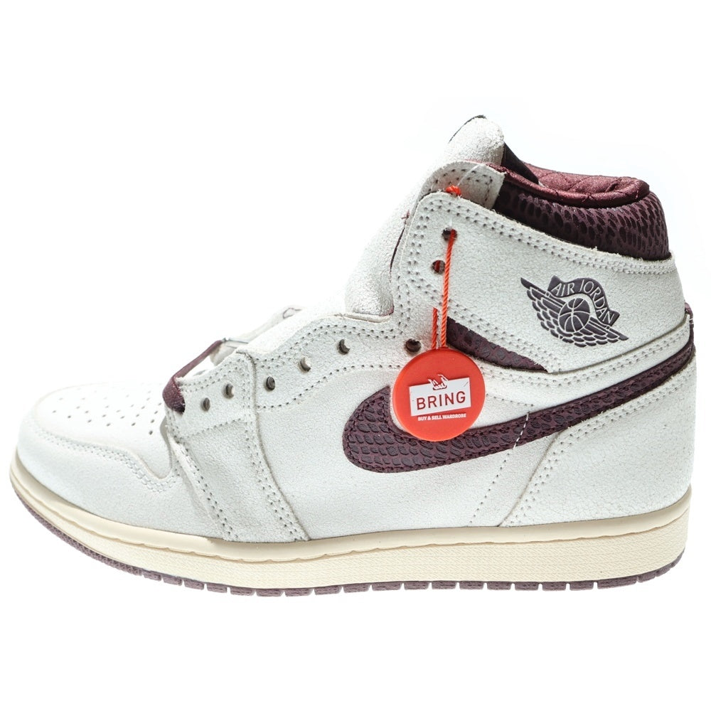 NIKE(ナイキ) ×A MA MANIERE AIR JORDAN 1 RETRO HIGH OG SP アママニエール エアジョーダン1 ハイカットスニーカー ホワイト×ブラウン US8/26cm DO7097-100