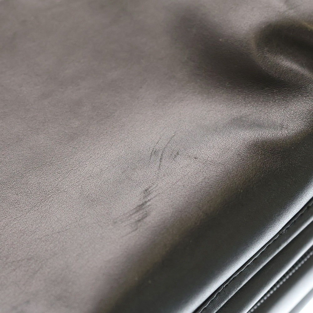 TUMI(トゥミ) ロゴプレート付き オールレザー エクスペンダブル ビジネスバッグ ブラック 96061D4