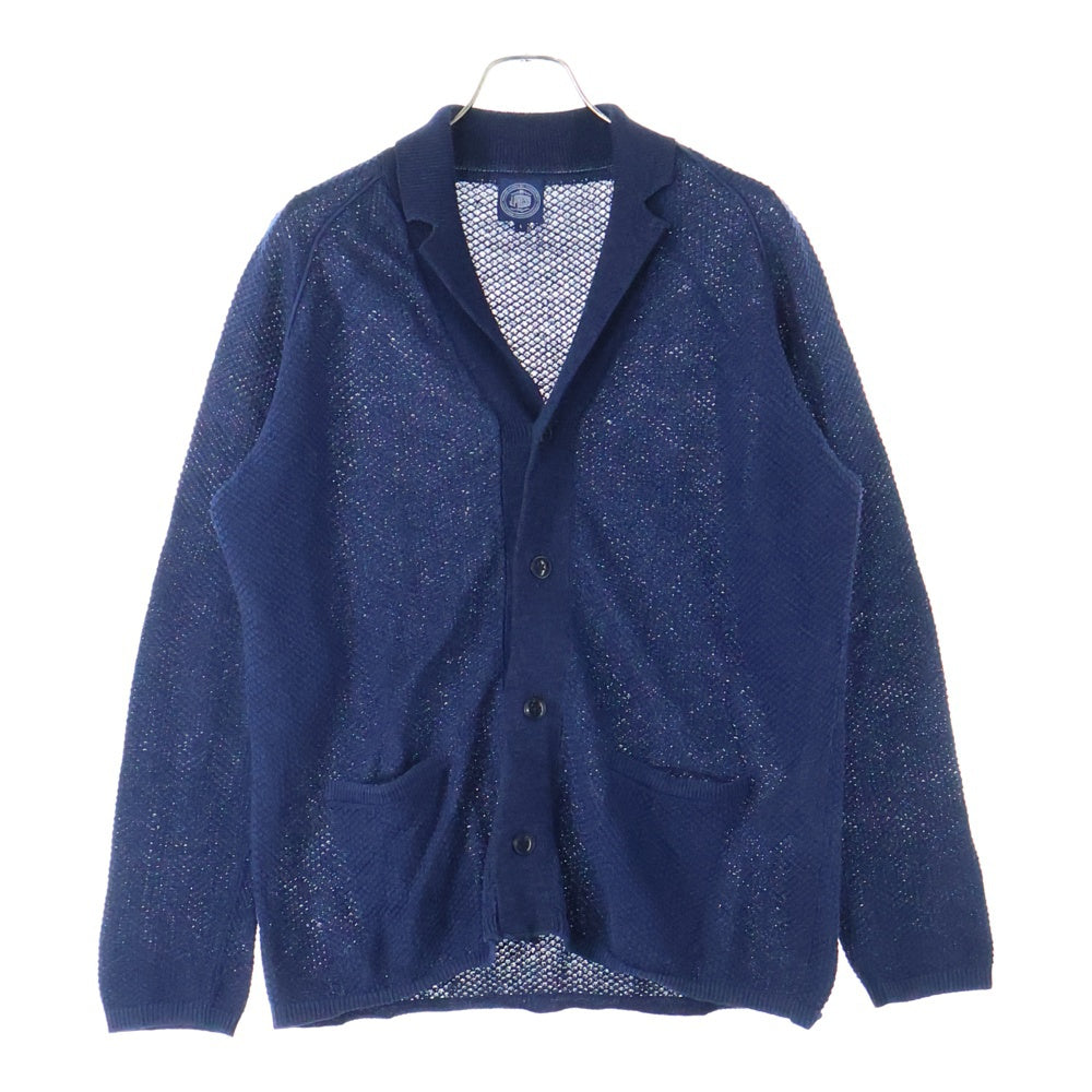 J.PRESS(ジェイプレス) 4ボタン ニットカーディガン ネイビー 021-5-CKR-0V