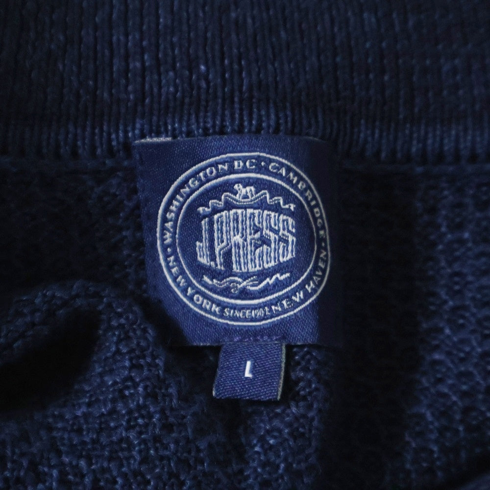 J.PRESS(ジェイプレス) 4ボタン ニットカーディガン ネイビー 021-5-CKR-0V