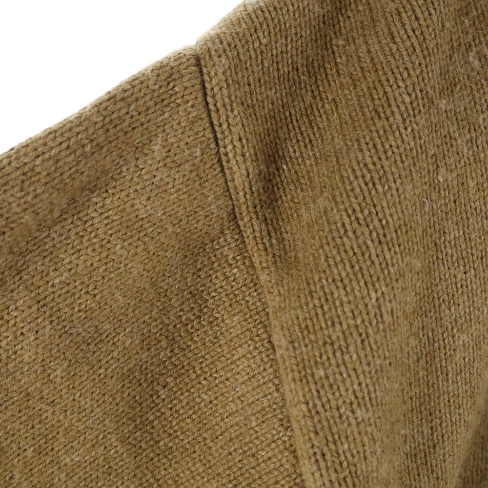 HUMAN MADE(ヒューマンメイド) HEART L/S フロントハートロゴ クルーネックニットセーター HM28CS018 ベージュ