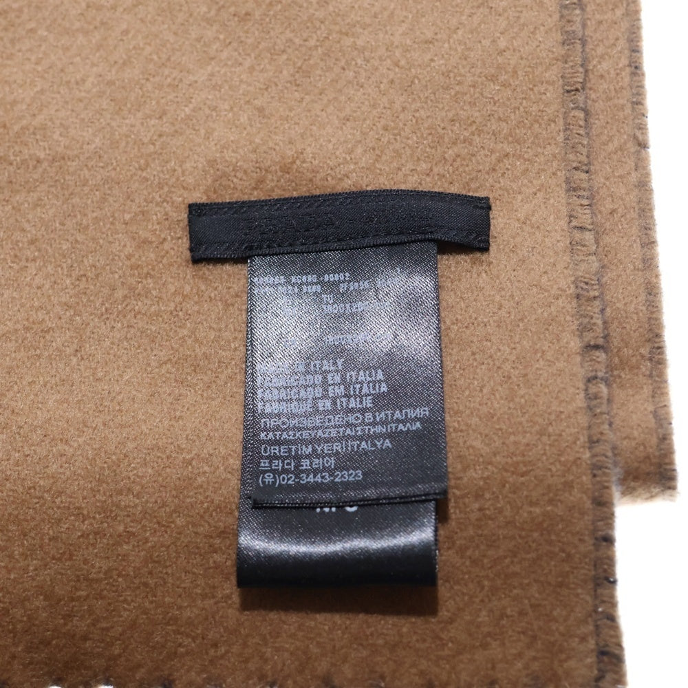 PRADA(プラダ) 2トーンカラー カシミア マフラー ストール 2FS055 ネイビー/ベージュ