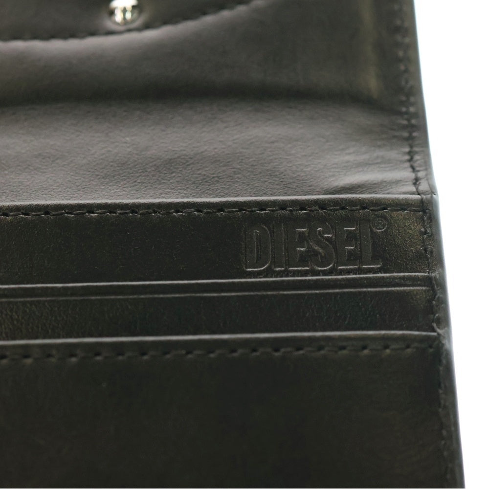 DIESEL(ディーゼル) Card Holder Dロゴ カードケースブラック