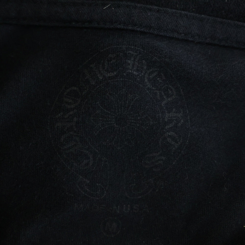 CHROME HEARTS(クロムハーツ) CEM CRS LS マルチセメタリークロスプリント長袖Tシャツ ブラック