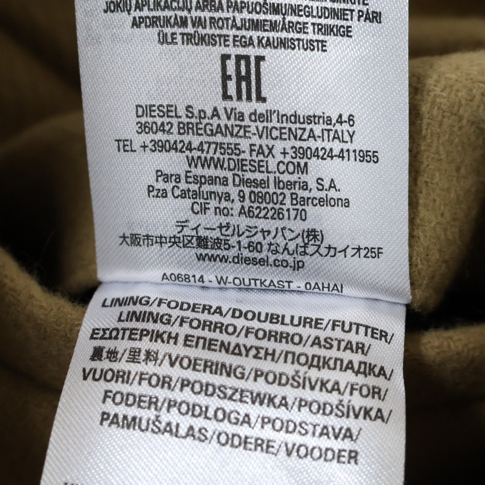 DIESEL(ディーゼル) W-OUTKAST ダブル チェスターコート ブラウン A06814