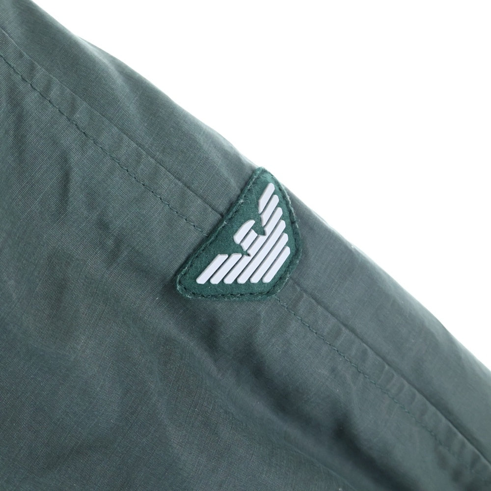 ARMANI(アルマーニ) ロゴパッチライナー付き ファーフライトジャケット キッズ グリーン