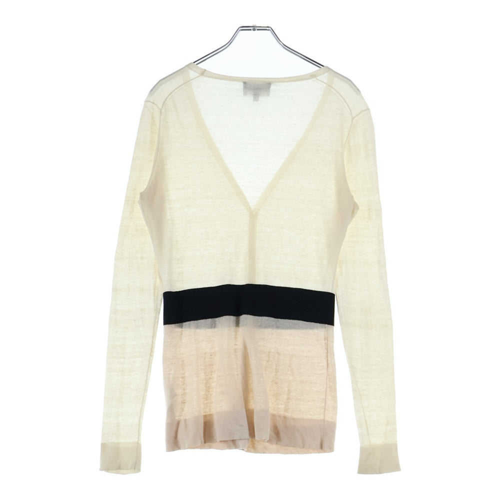 EMPORIO ARMANI(エンポリオアルマーニ) ブラックライン カーディガン ホワイト