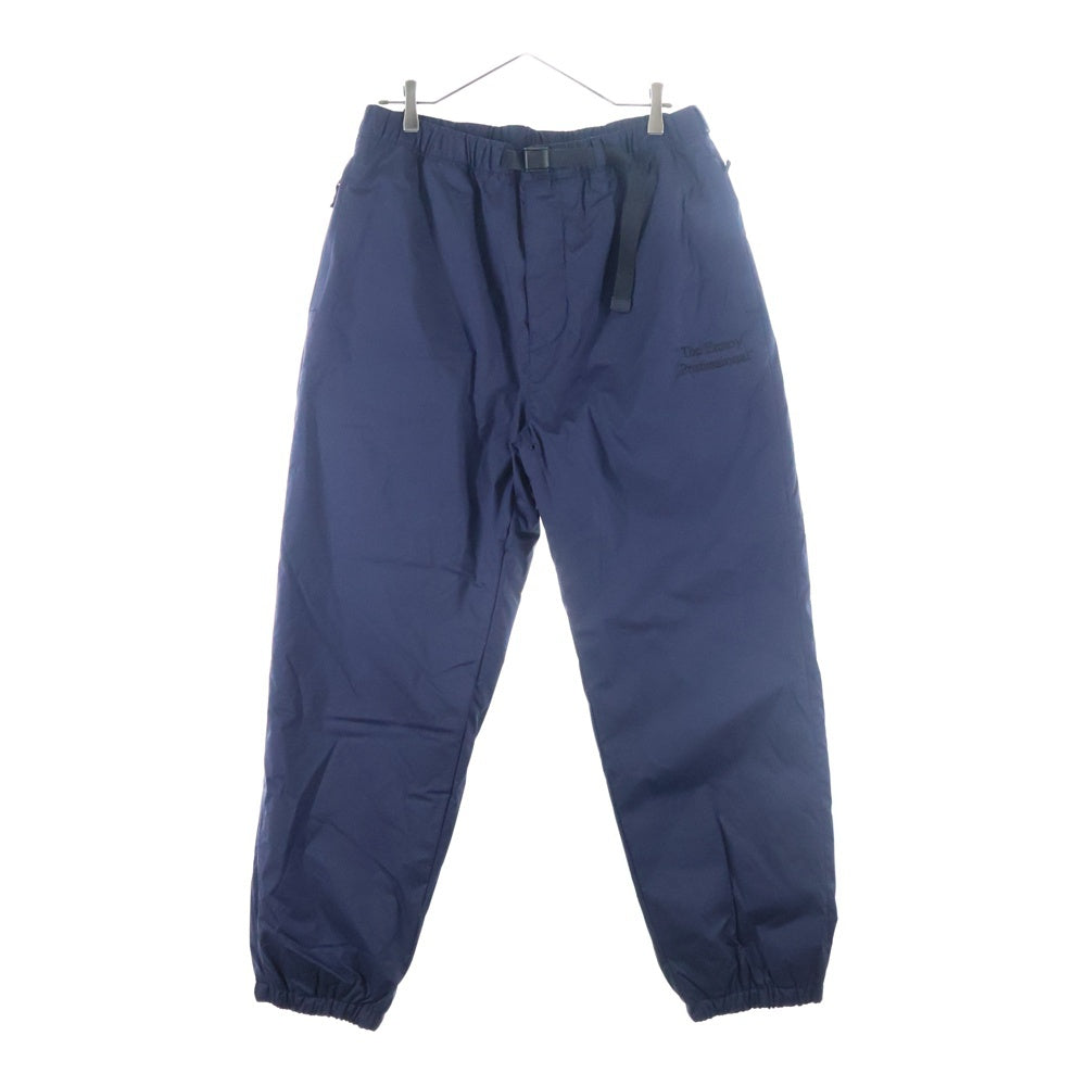 ENNOY(エンノイ) 24AW PADDED PANTS ロゴ刺繍 ナイロンパンツ ネイビー