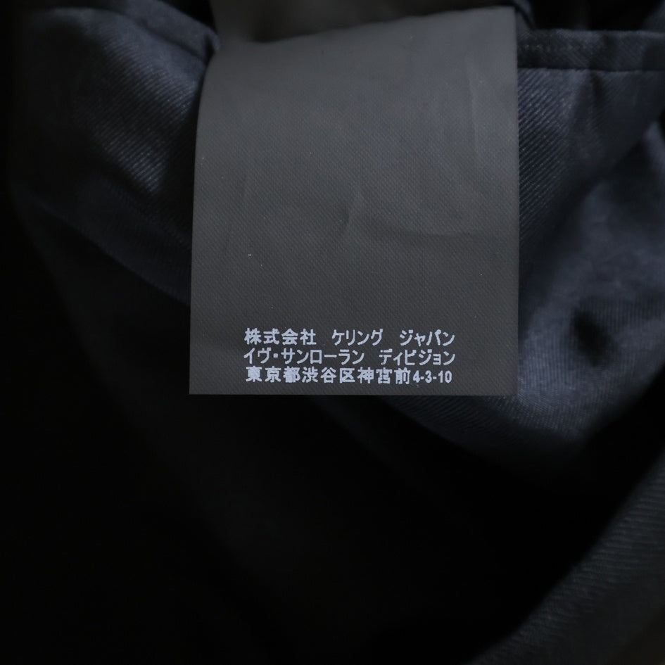 SAINT LAURENT PARIS(サンローランパリ) 17SS ウール テーラードジャケット ブラック レディース 481704