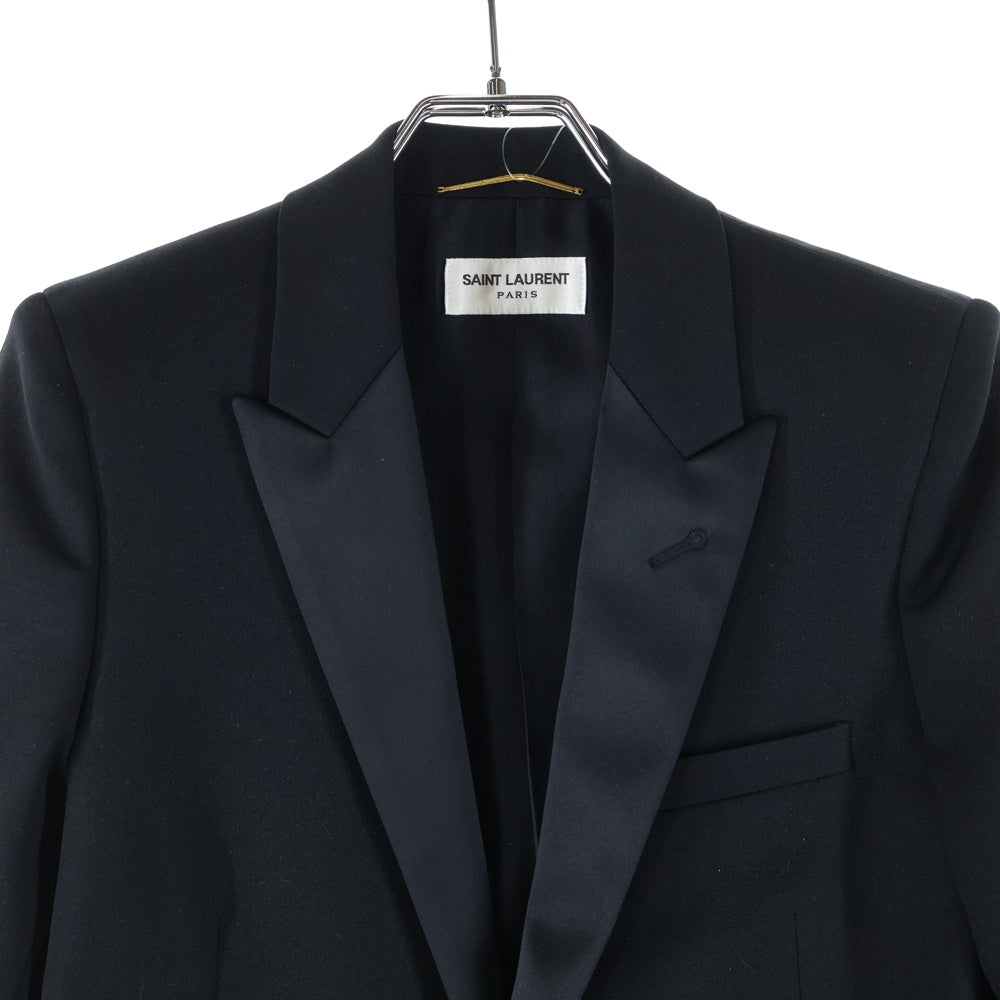SAINT LAURENT PARIS(サンローランパリ) 18SS 1ボタン テーラードジャケット ブラック 71VS 517816 Y399W 1000 レディース