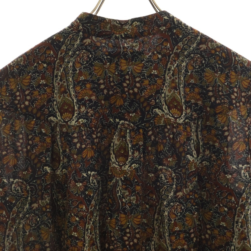 SAINT LAURENT PARIS(サンローランパリ) 16AW ペイズリー総柄 レーヨンワンピース レディース マルチカラー 373936 Y302N