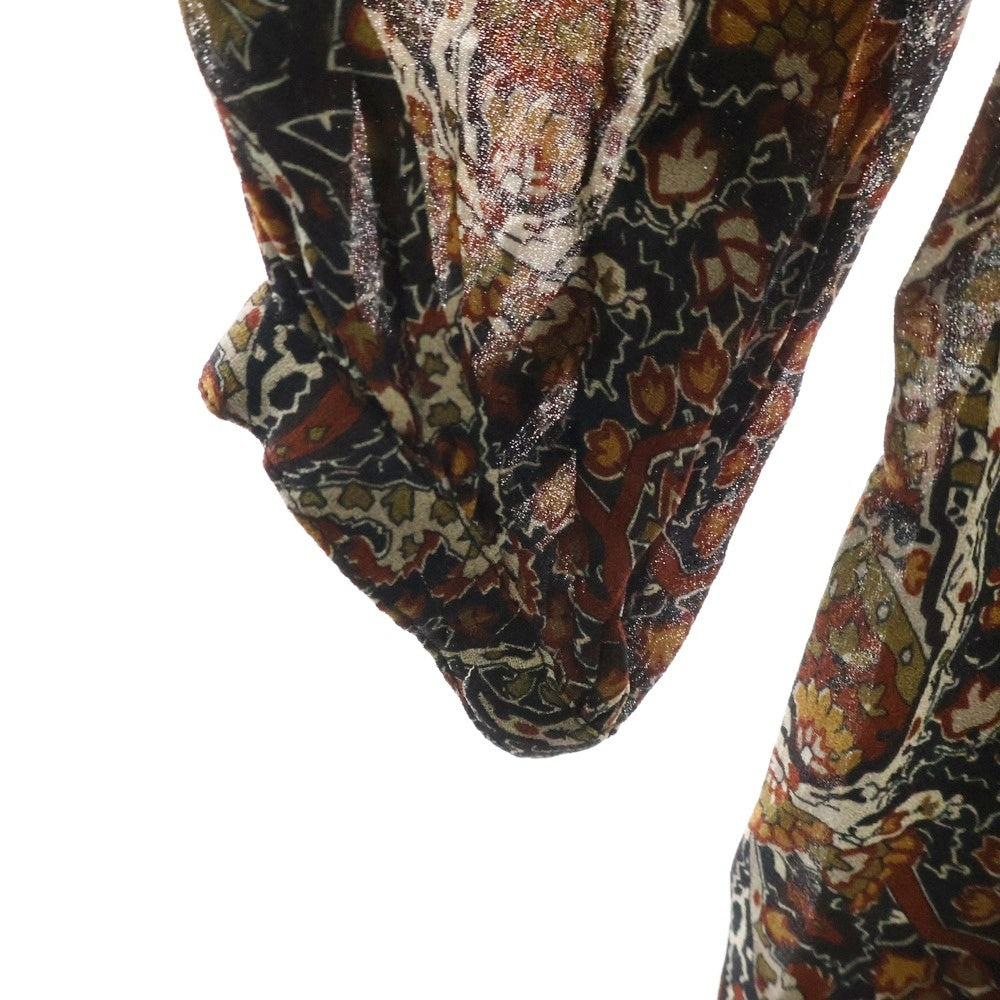 SAINT LAURENT PARIS(サンローランパリ) 16AW ペイズリー総柄 レーヨンワンピース レディース マルチカラー 373936 Y302N