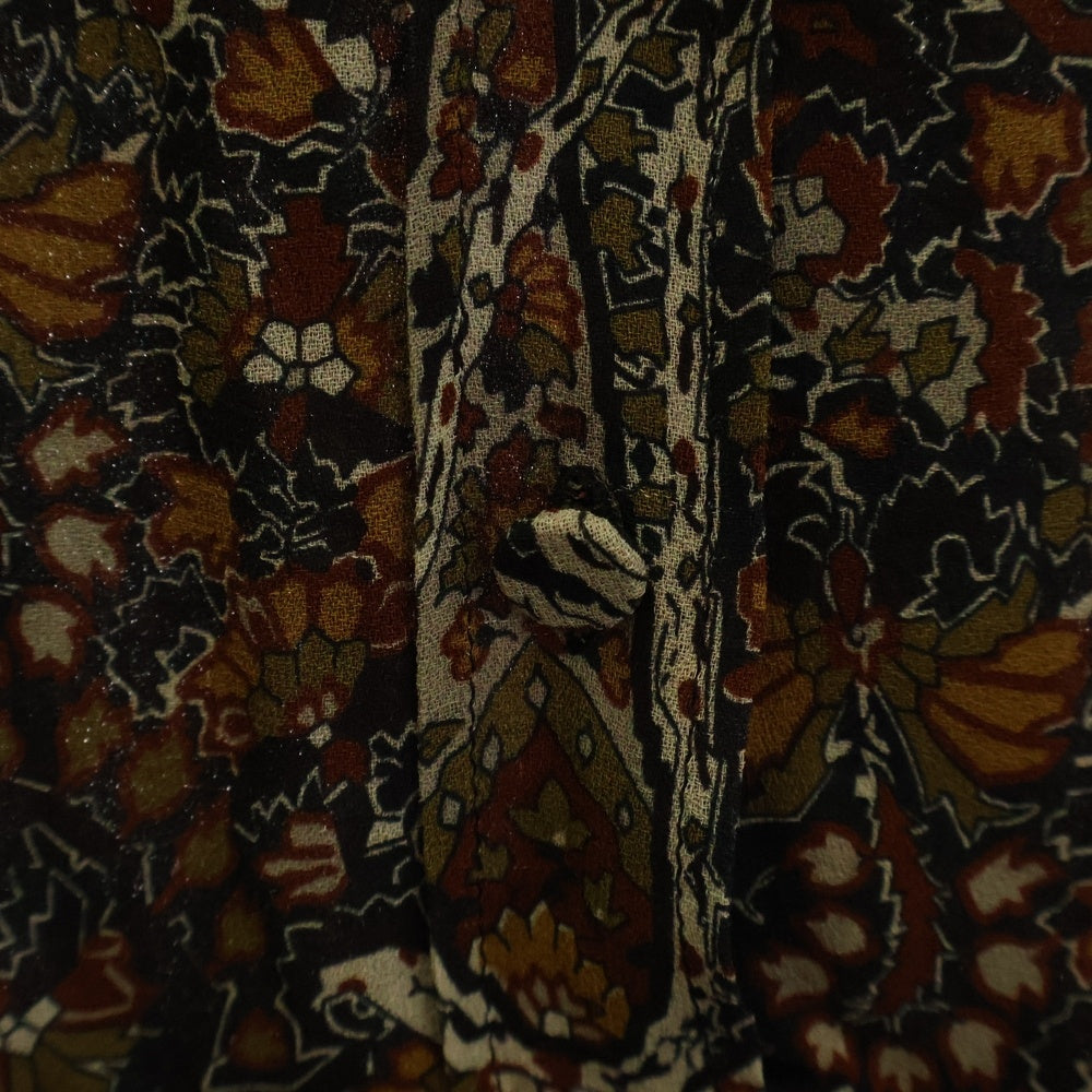 SAINT LAURENT PARIS(サンローランパリ) 16AW ペイズリー総柄 レーヨンワンピース レディース マルチカラー 373936 Y302N