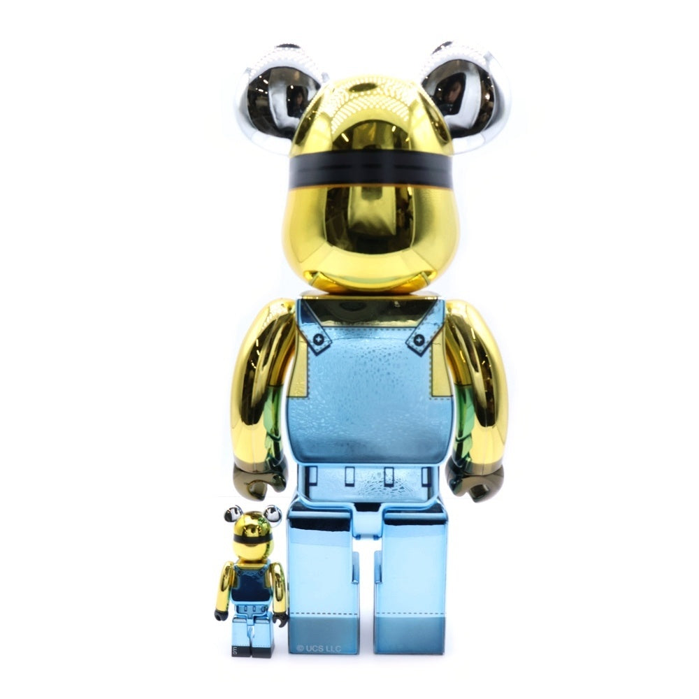 MEDICOM TOY(メディコムトイ) BE@RBRICK KEVIN Chrome Ver. 100% & 400% イエロー