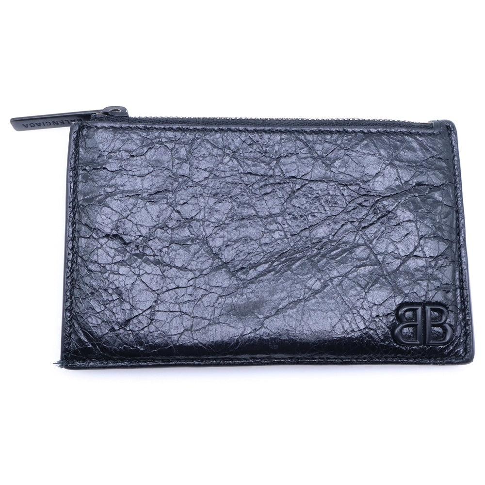 BALENCIAGA(バレンシアガ) レザー BBロゴ フラグメントケース コイン