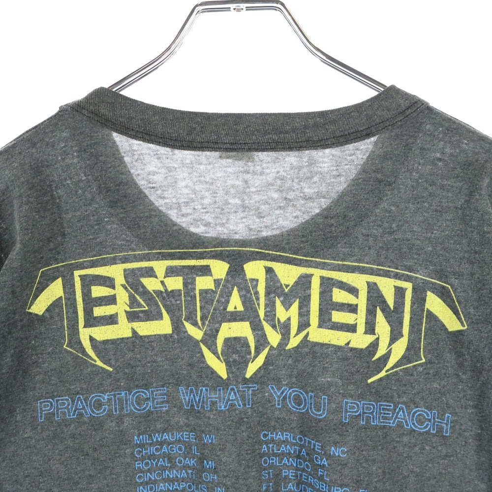 VINTAGE(ヴィンテージ) TESTAMENT 00s ツアー クルーネック Tシャツ