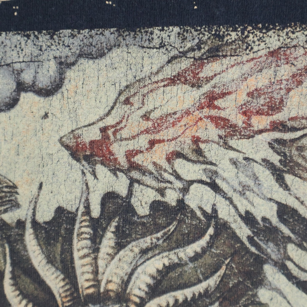 VINTAGE(ヴィンテージ) ARCH ENEMY アークエネミー バンドツアー クルーネック半袖Tシャツ ブラック