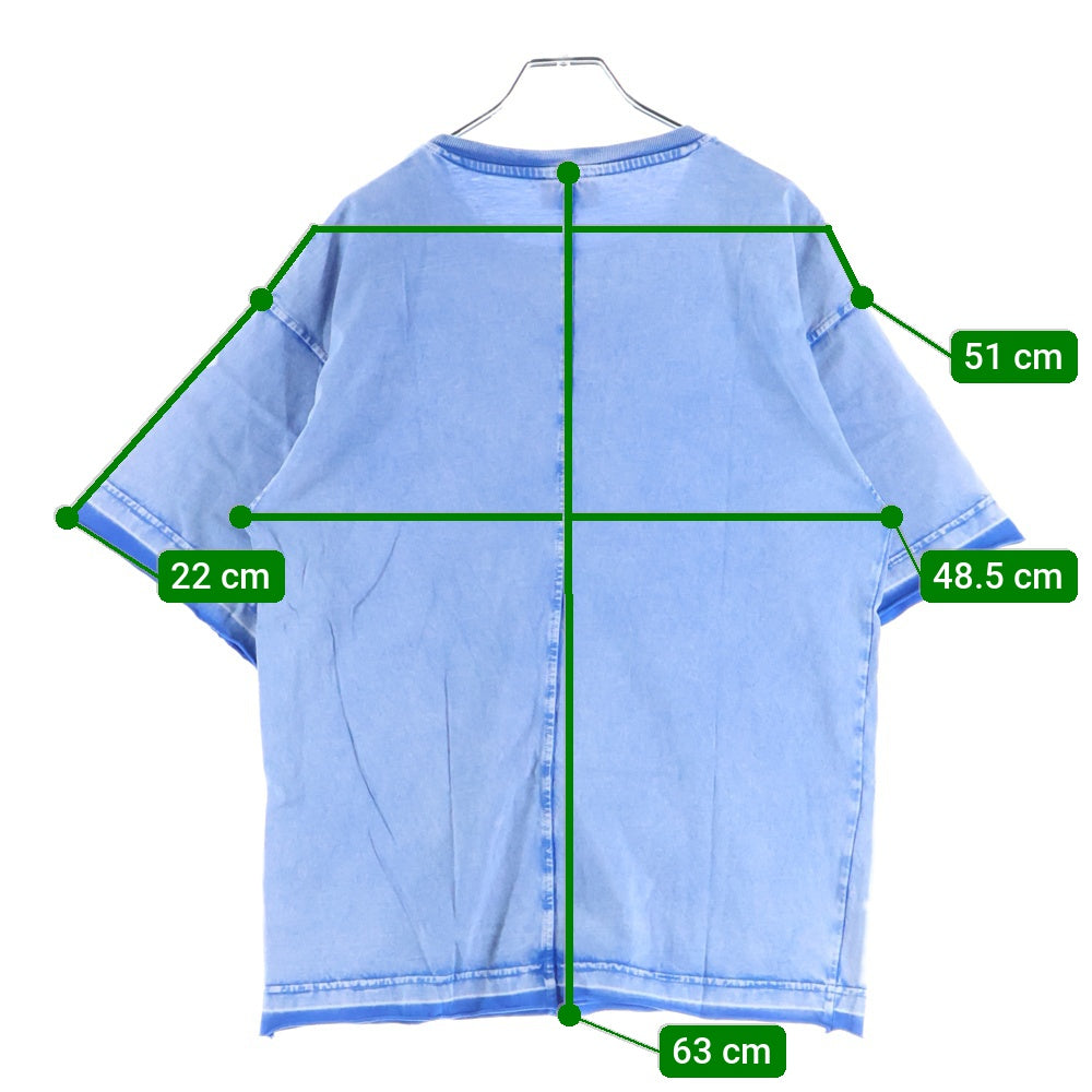 DIESEL(ディーゼル) OPKAN / T-HOXT トロンプルイユ インディゴ Tシャツ