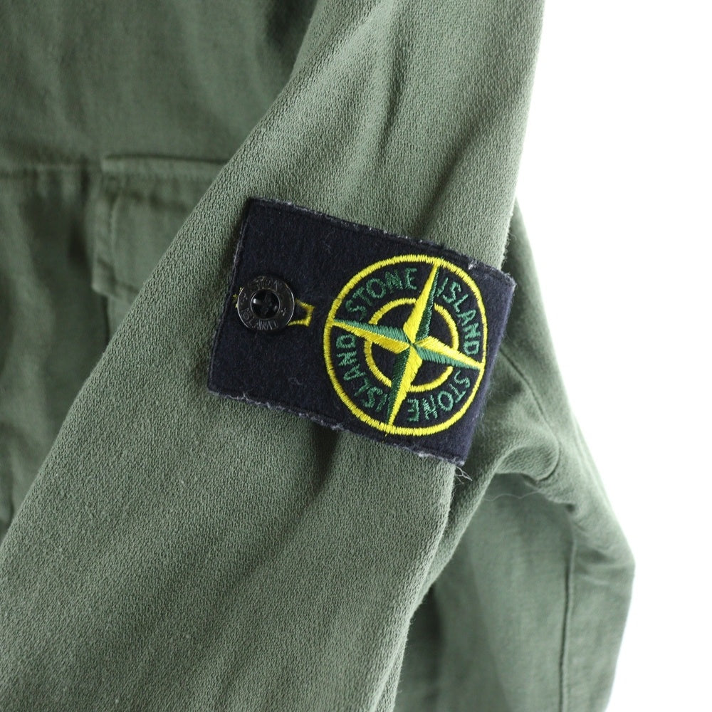STONE ISLAND(ストーンアイランド) Garment dyed Zip Shirt Stone Island M カーキ ジャケット 751510704