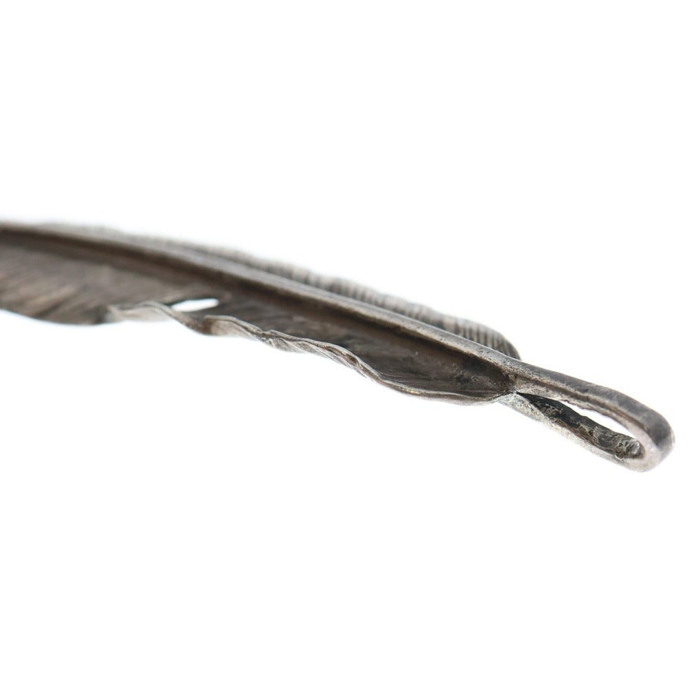 goro's(ゴローズ) 【オールド】SVプレーン特大フェザー 左向き ペンダントトップ シルバー