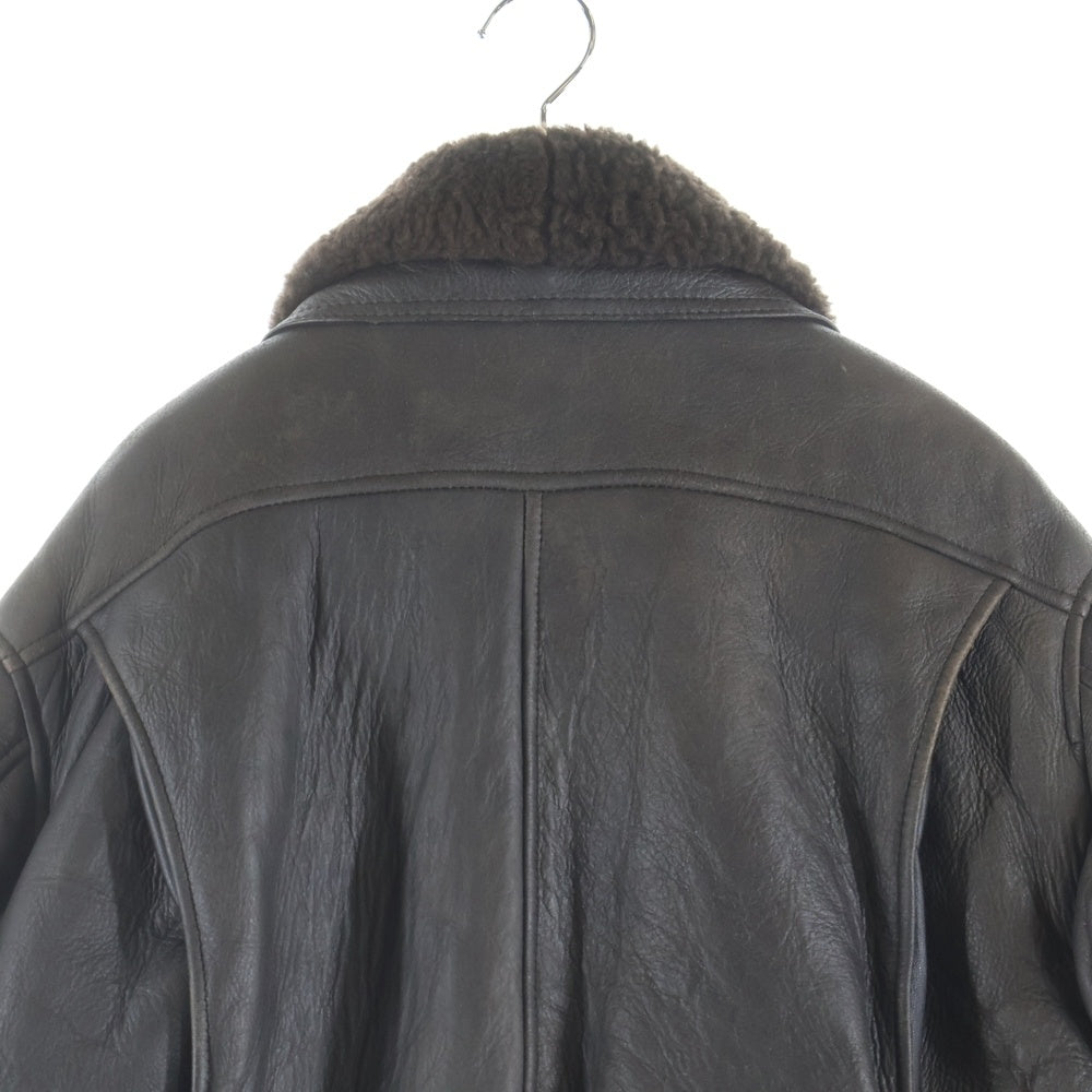 NO BRAND(ノーブランド) A-2 ムートン 90s