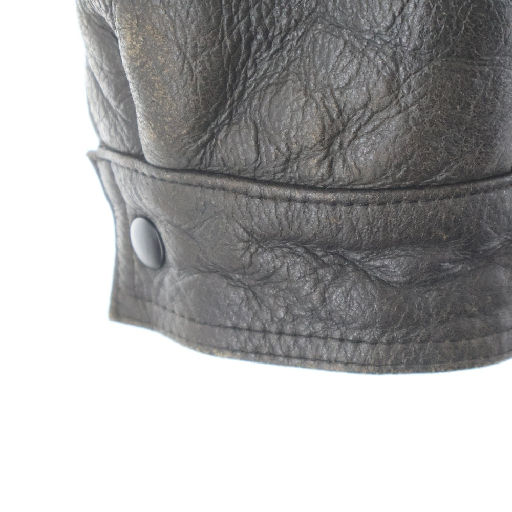 NO BRAND(ノーブランド) A-2 ムートン 90s