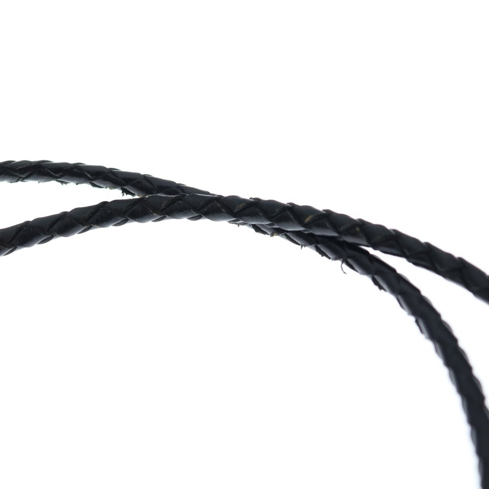 CHROME HEARTS(クロムハーツ) BOLOTIE OVALTINY タイニークラシックオーバルクロス ループタイ シルバー/ブラック BCA209