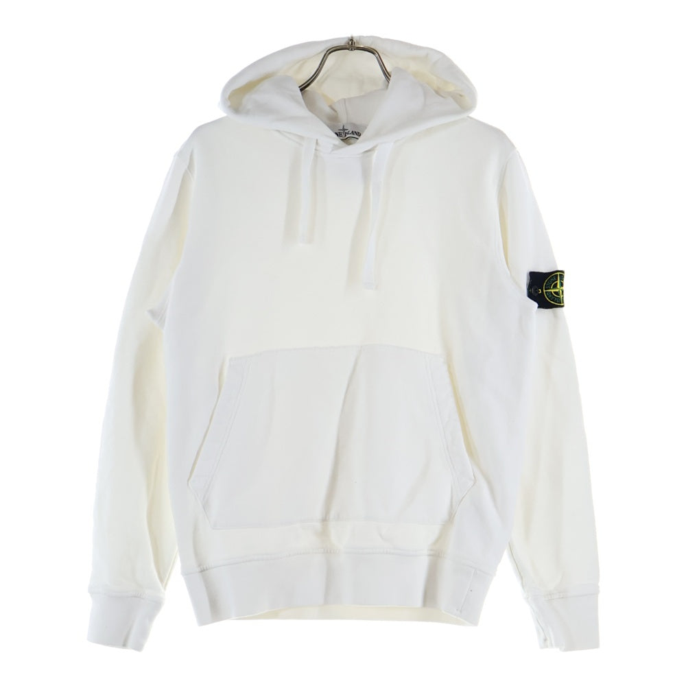 STONE ISLAND(ストーンアイランド) ワッペン付き フーディプルオーバーパーカー 691562820 ホワイト