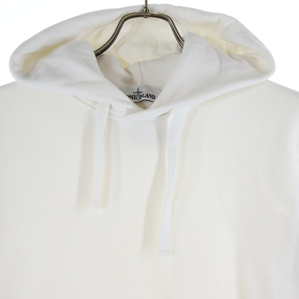 STONE ISLAND(ストーンアイランド) ワッペン付き フーディプルオーバーパーカー 691562820 ホワイト