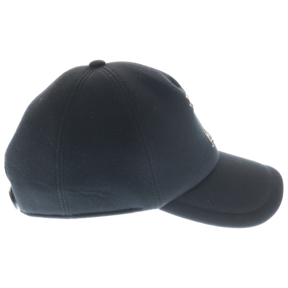 BURBERRY(バーバリー) TBロゴ 6パネル ベースボールキャップ 帽子 ブラック