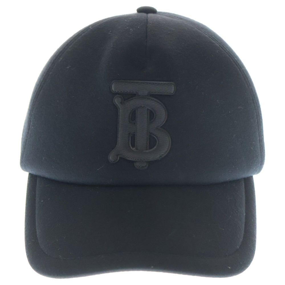 BURBERRY(バーバリー) TBロゴ 6パネル ベースボールキャップ 帽子 ブラック