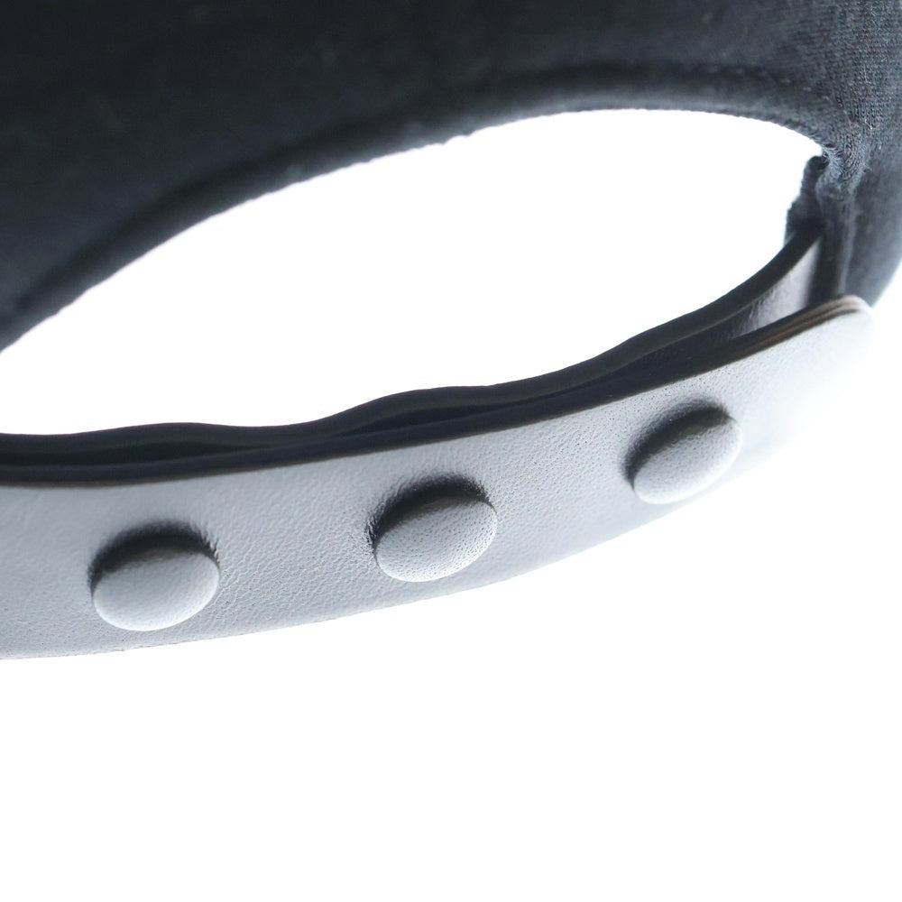 BURBERRY(バーバリー) TBロゴ 6パネル ベースボールキャップ 帽子 ブラック