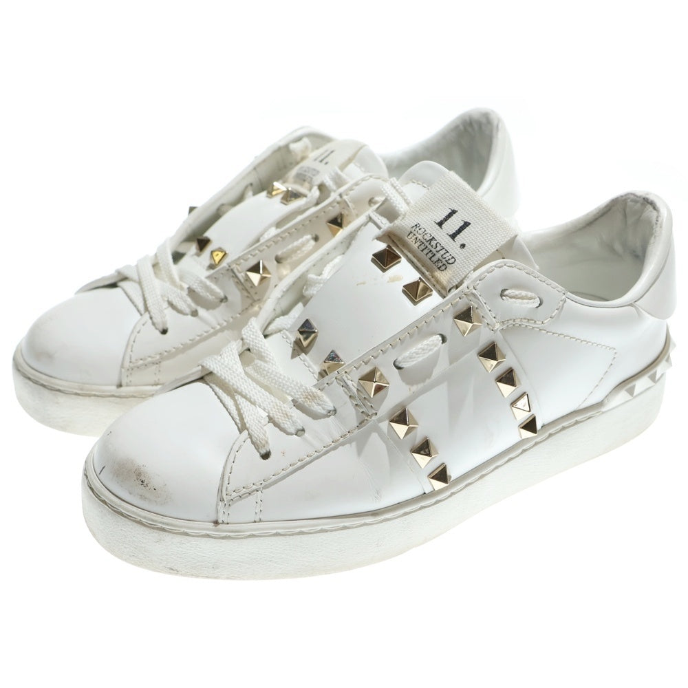 VALENTINO(ヴァレンティノ) Garavani ロックスタッズ アンタイトルド ローカットスニーカー ホワイト