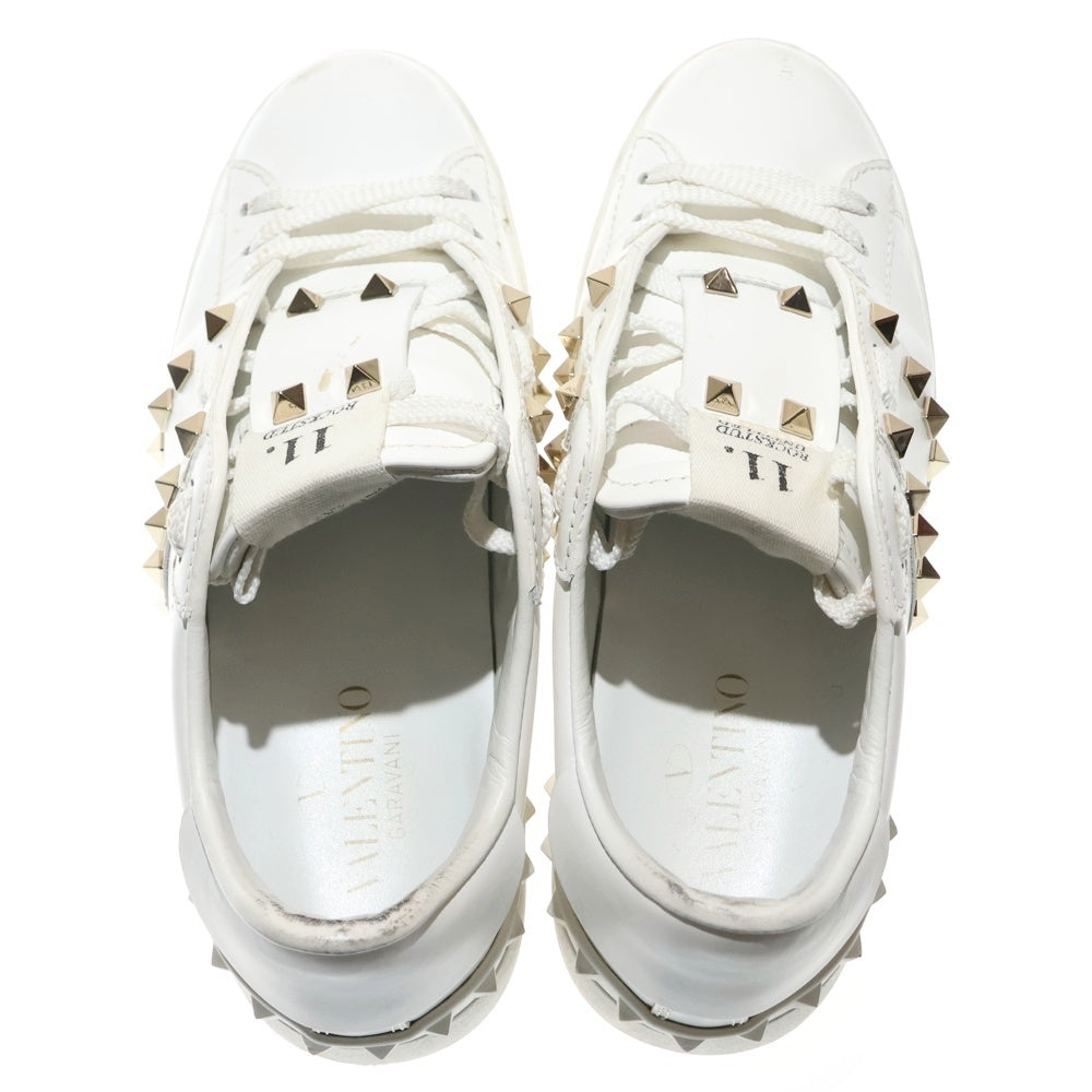 VALENTINO(ヴァレンティノ) Garavani ロックスタッズ アンタイトルド ローカットスニーカー ホワイト