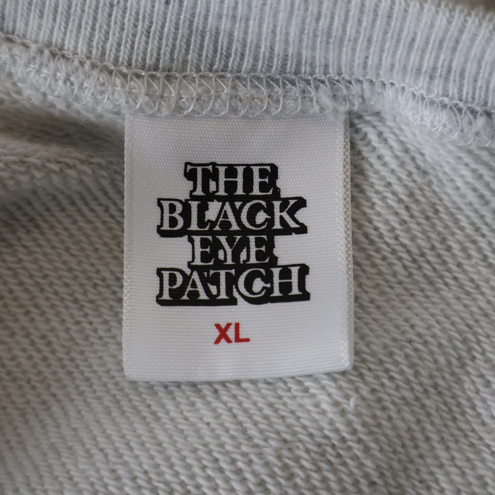 THE BLACK EYE PATCH(ブラックアイパッチ) BEP OS Logo Crew Sweat クルーネックスウェットシャツ トレーナー グレー