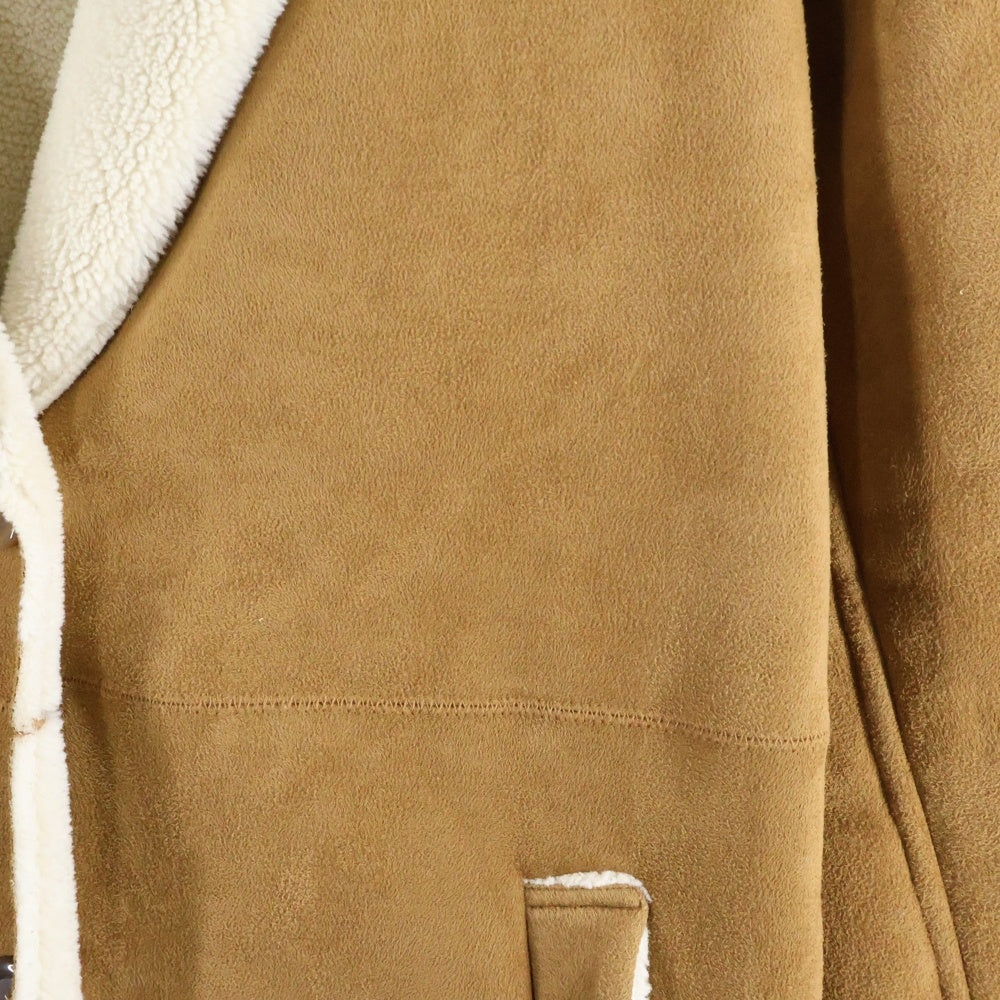 BAYFLOW(ベイフロー) フェイクムートンコート ブラウン BW1610T011