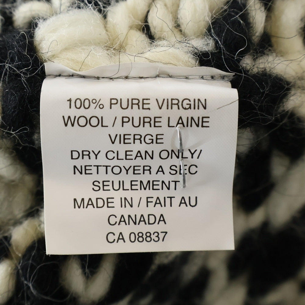 ka na ta(カナタ) カウチン ニットセーター グレー/ホワイト