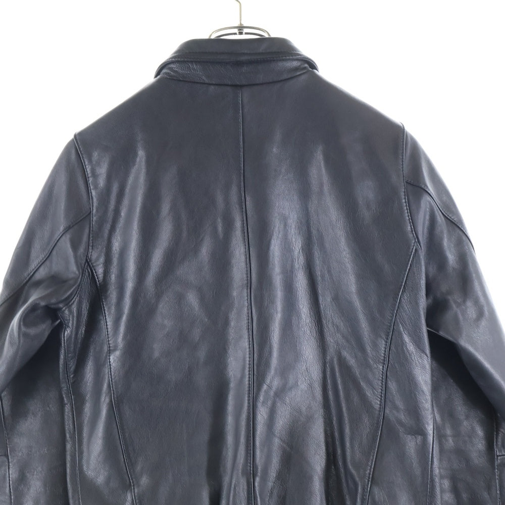 HOUSE OF BLYES(ハウス オブ ブルース) ジップアップ レザー ジャケット ブラック 323002