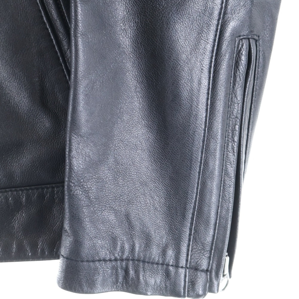 HOUSE OF BLYES(ハウス オブ ブルース) ジップアップ レザー ジャケット ブラック 323002