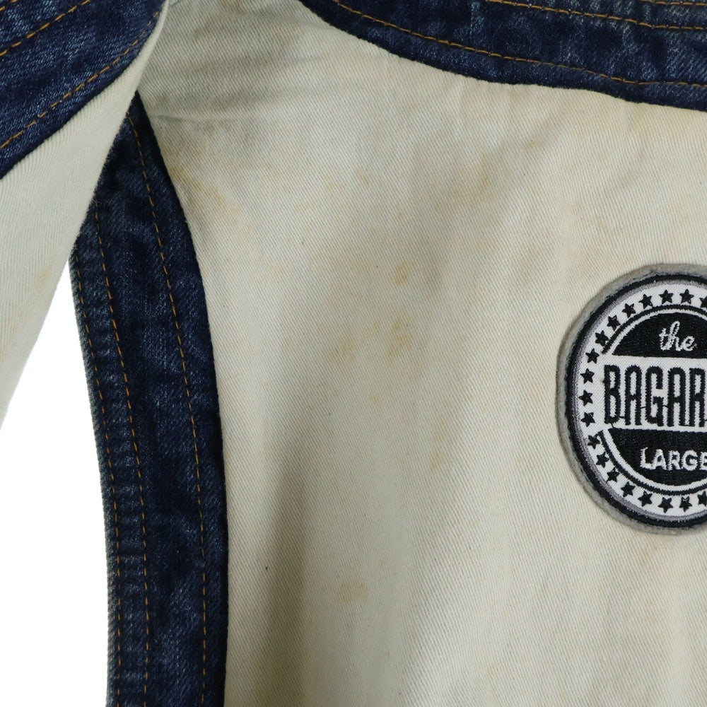 NO BRAND(ノーブランド) (BAGARCH バガーチ) デニムベスト インディゴ BH-452