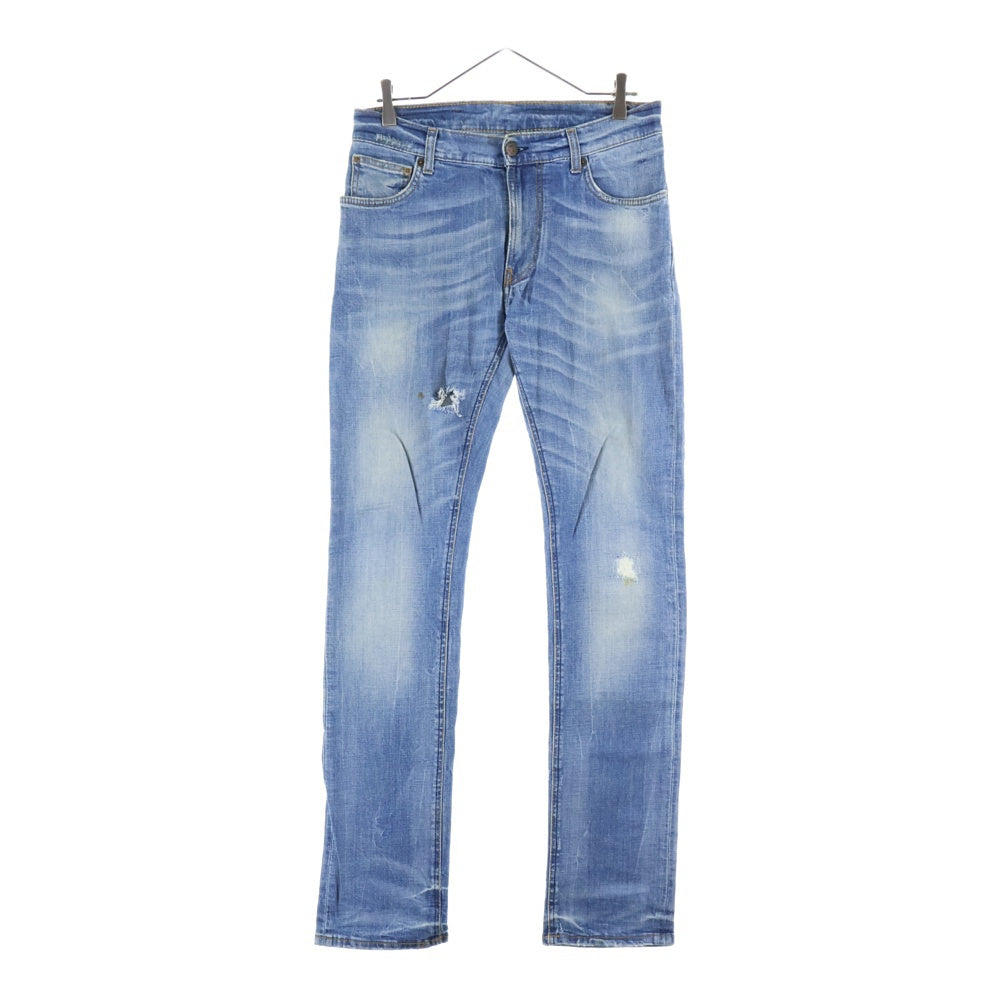 REIGN(レイン) スター刺繍 デニムパンツ インディゴ 70241115