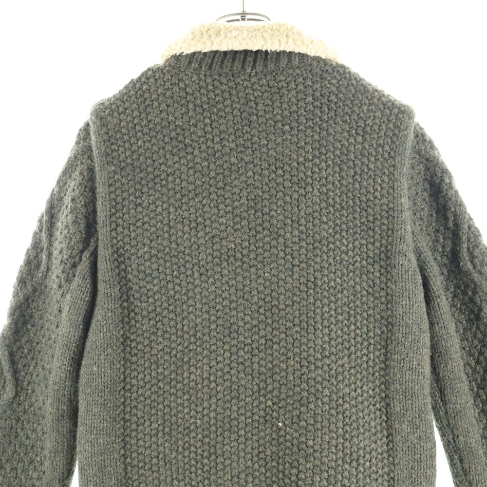 SCOTCH&SODA(スコッチ アンド ソーダ) ケーブルニットジャケット カーキ