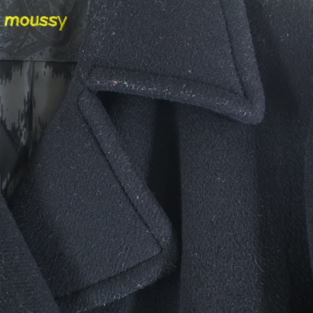 MOUSSY(マウジー) ピーコート ブラック 0106AA30 レディース