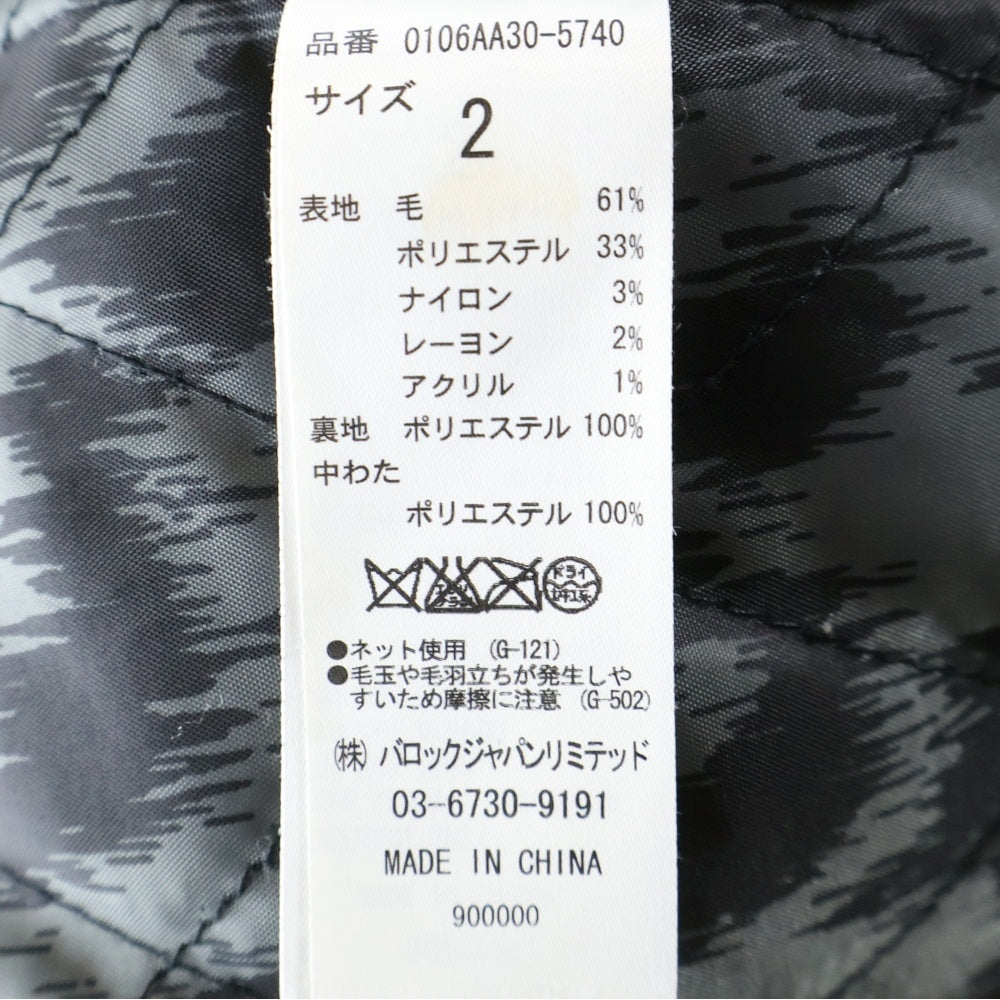 MOUSSY(マウジー) ピーコート ブラック 0106AA30 レディース
