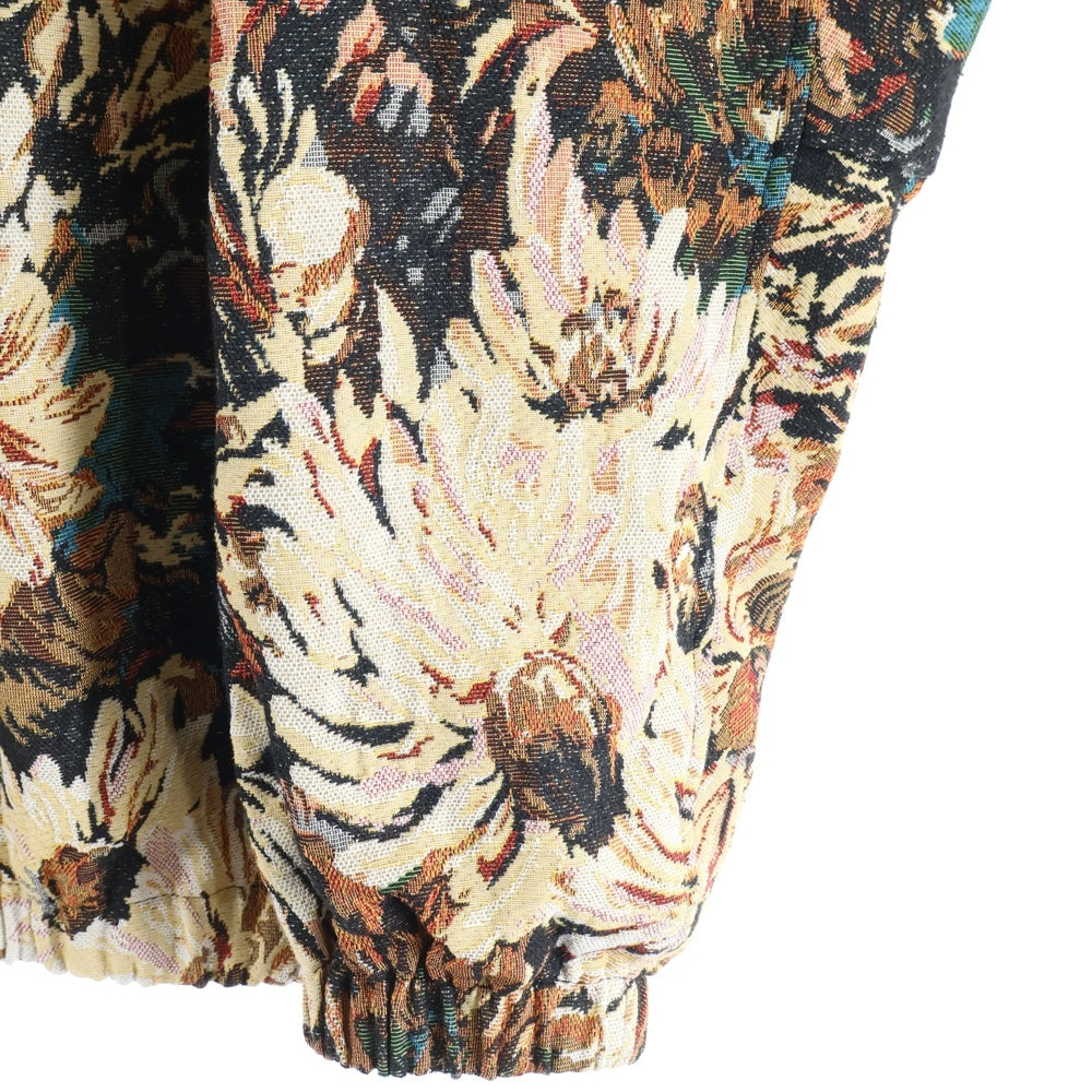 Art re A select(アトリエセレクト) 総柄 ジップアップジャケット ブラウン 380381